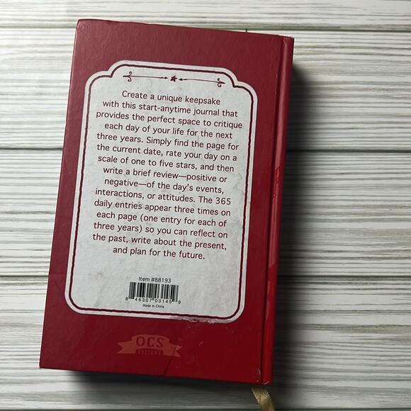 Review Your Day Three Year Journal Writing Self Development Activity Book - Picture 5 of 5